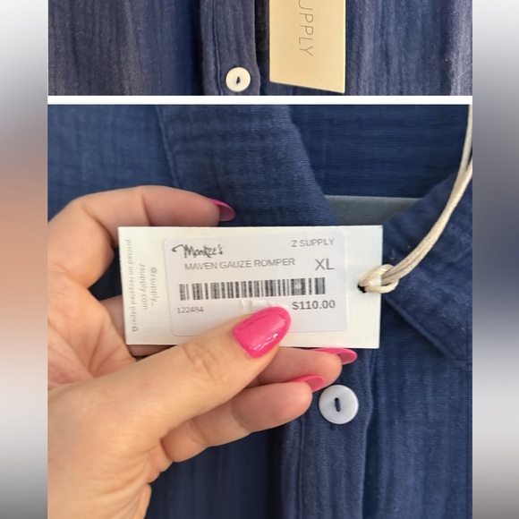 NWT Z Supply Maven Romper - Picture 5 of 5
